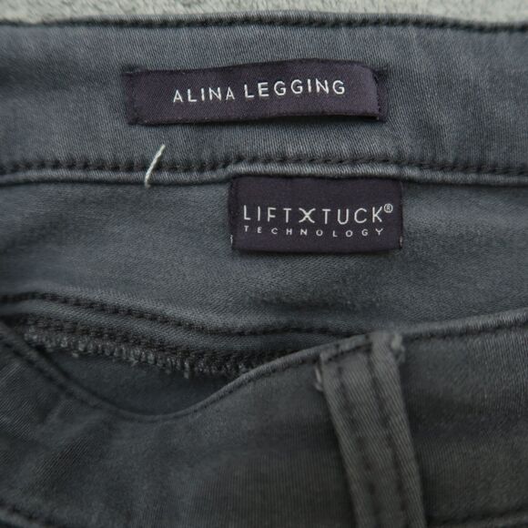 Not Your Daughters Jeans NYDJ Women's 14P Gray Mid-Rise Legging 25.5" Inseam - Picture 8 of 15